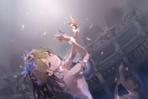 舞台 女孩 芭蕾 4k动漫壁纸