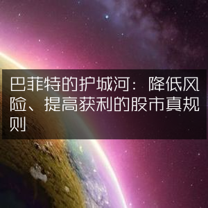 巴菲特的成功秘诀，构建股市护城河，降风险增收益的个人成长宝典