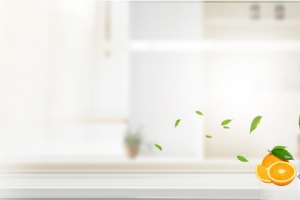 水果榨汁机绿叶温馨厨房banner