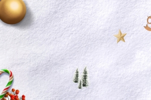卡通雪人文艺雪地白色banner