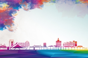 青岛印象建筑海报banner