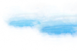 手绘天空爱护环境海报