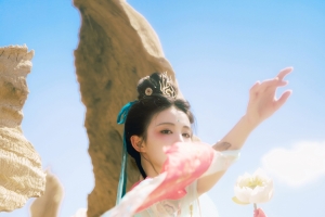 王楚然敦煌神女4k手机壁纸竖屏美女图片