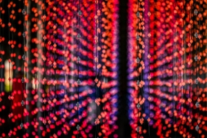 灯泡 花环 照明 眩光 散焦 4k壁纸 3840x2160