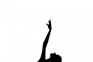 天鹅舞女性转圈剪影矢量高清PNG透明免扣设计素材免费下载