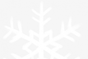 白色冬日唯美雪花设计