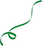 高清飘在空中绿色彩带