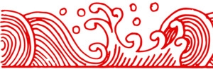 花纹波浪