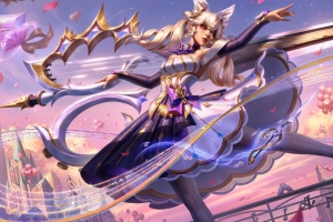 英雄联盟LOL告白气球格温4K高清游戏壁纸3840x2160免费下载