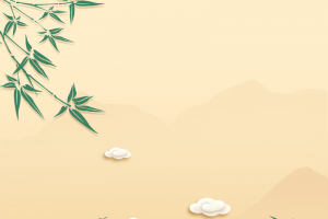 夏天立夏二十四节气手绘人物稻草人竹叶麦田