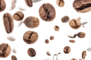 咖啡豆可可豆CAFFE小突破按