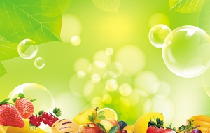 水果背景banner