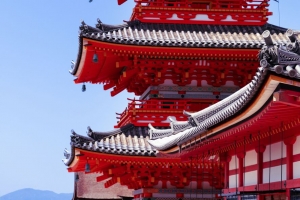 宝塔 建筑 红色 4k壁纸 3840x2160