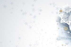 圣诞节雪人卡通简约白色banner