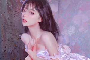 厚涂 美女 裙子 唯美 高清4k动漫壁纸