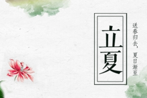 二十四节气立夏中国风水墨banner