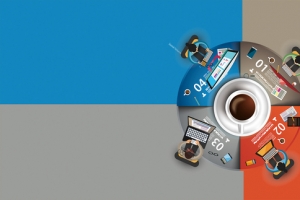 商务合作简约拼接banner