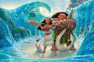 海洋奇缘Moana 莫阿娜 毛伊5K高清壁纸