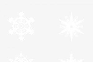 圣诞节雪花元素