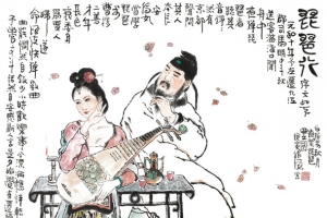 琵琶行国画
