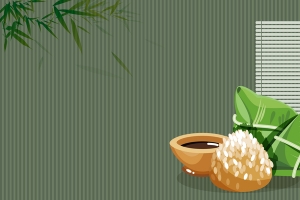 矢量端午节插画平面广告