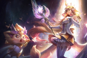 lol英雄联盟众星之子 星之守护者 至臻 索拉卡4k壁纸3840x2160