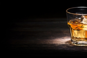 灯光香槟酒杯