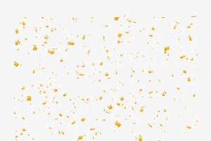 节日庆祝派对礼花金色碎片
