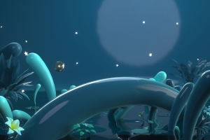 C4D，手绘，卡通，插画