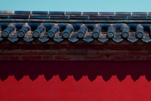 古代建筑背景banner素材