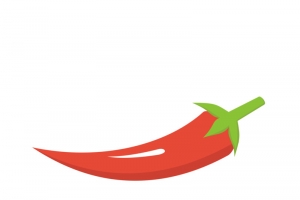 简笔矢量辣椒