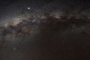 夜晚天空光亮星星背景