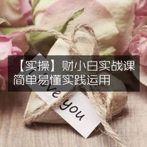 【实操指南】财税新手实战课程，简单易懂的实践应用