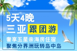三亚海岛旅行旅游主图
