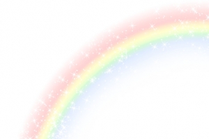 漂浮彩虹png