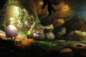 梦幻森林洞穴蛋卡通手绘高清PNG透明背景设计素材免费下载