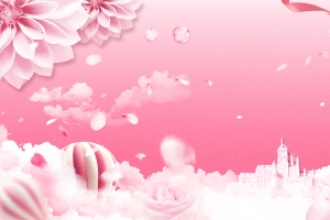 三八女神节女王节海报粉色清新背景