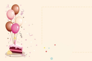 粉色卡通蛋糕童趣banner