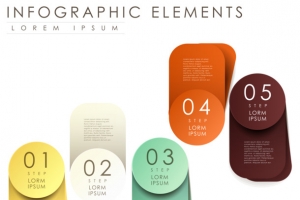 矢量商务图表高清PNG透明装饰元素PPT设计素材免费下载