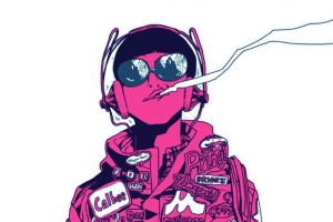 嘻哈涂鸦人物