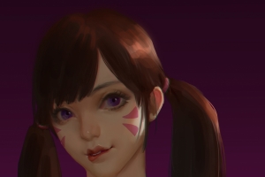 Dva 美女角色扮演 4k手机壁纸竖屏