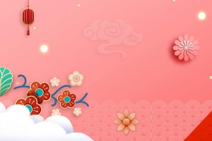 2019欢度春节喜庆猪年背景模板