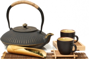茶壶茶杯的展示