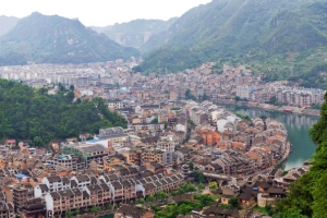 镇远古镇全景图