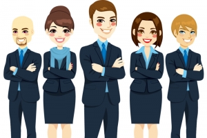 商务职场人物高清PNG透明免扣矢量设计素材免费下载