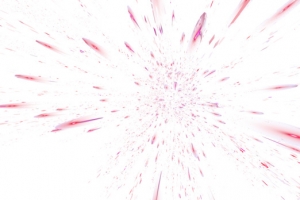 粉色花瓣礼花装饰