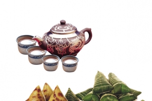 端午茶饮粽子