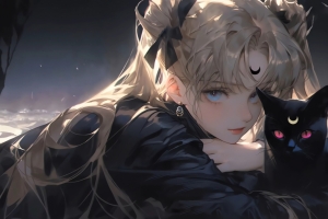 美少女战士 黑猫 4k壁纸 3840*2160