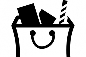 购物袋图标高清PNG透明免扣设计素材免费下载