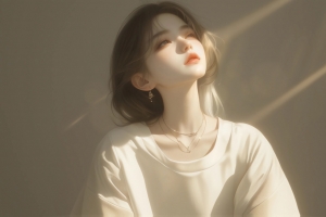 面向暧阳女孩2880x1800动漫高清壁纸免费下载